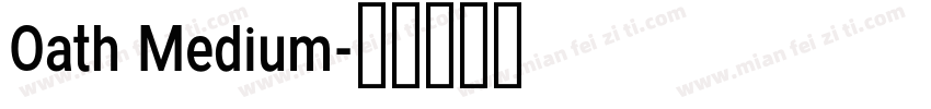 Oath Medium字体转换